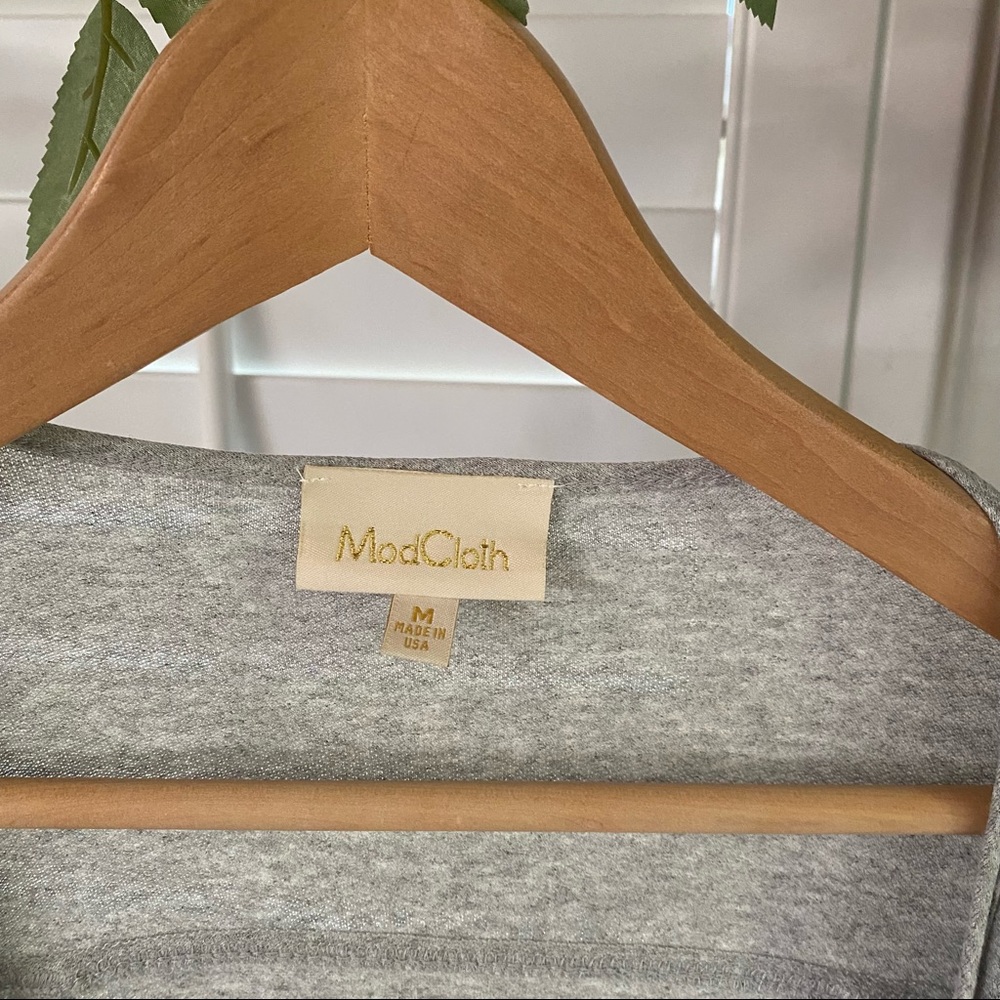 ModCloth • Grey Sweater - Picture 2 of 7